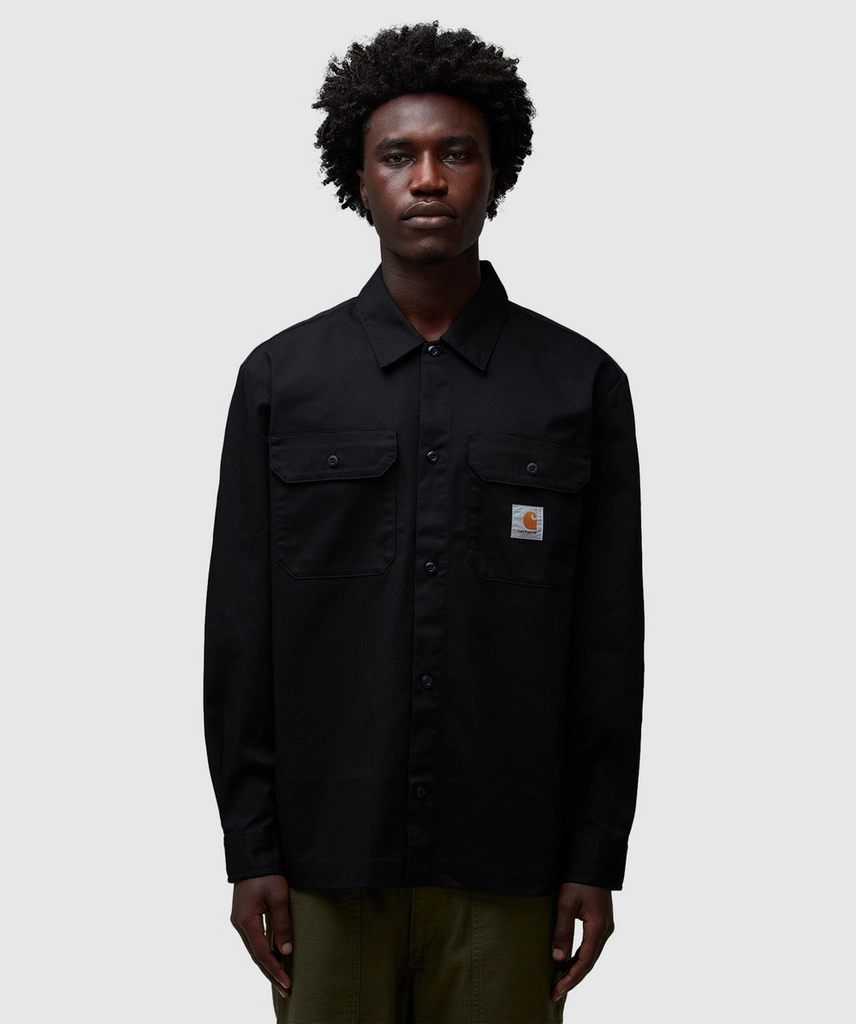 Carhartt WIP Long Sleeve Craft Shirt (Black - S) - Size S